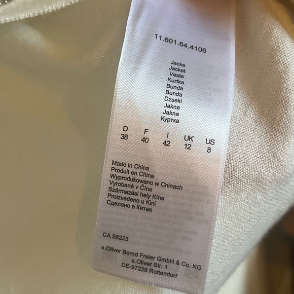 Super soft S. Oliver cropped beaded cardigan - Picture 6 of 8